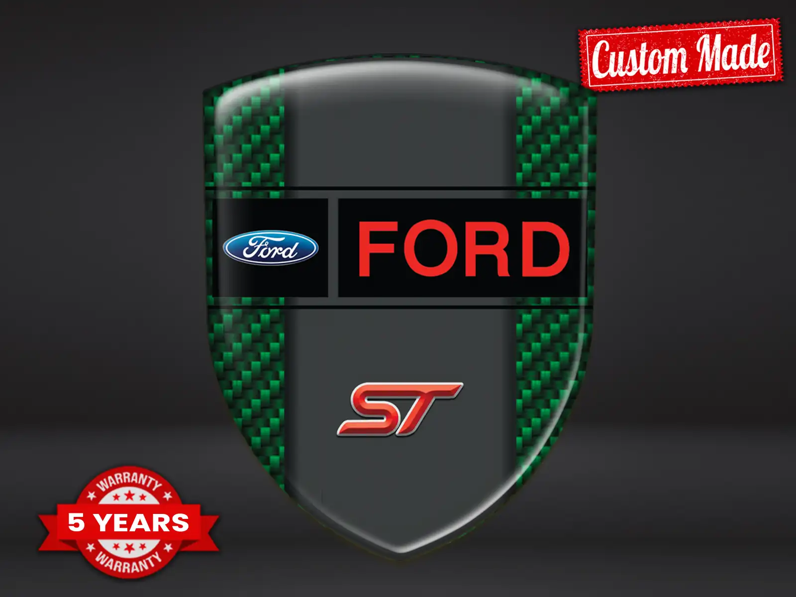 Ford Harz Sticker Racing Edition Edle Dome Labels
